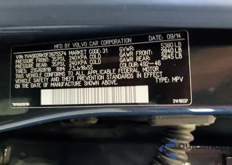2022 Volvo Xc60 T6 Premier from USA, damaged, VIN YV4902RK0F2675574